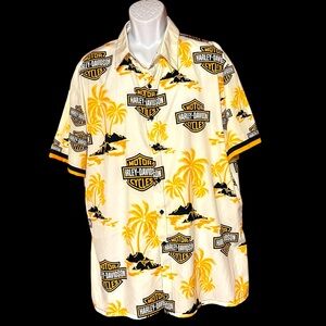 Harley Davidson Vintage Hawaiian Shirt